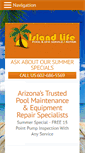 Mobile Screenshot of islandlifepoolsandspas.com